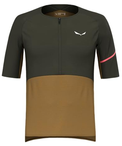 Salewa Herren Vento Am Hz T-Shirt M Small Tee, Dark Olive/7020, XL, Dark Olive/7020, XL