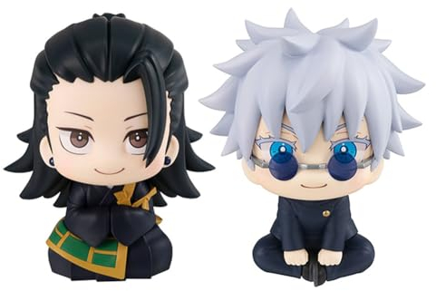 Anjinguang Geto Suguru Gojo Satoru Figure Statue Anime Action Figur 10cm Mini Look Up Figuren Desktop Decoration Model Collection Gifts for Fans