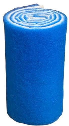 ID Air Systems Premium Koi Pond and Aquarium Filter Media Roll - Long Lasting 12 inch by 1 inch Thick Pond Filters for Outdoor Ponds, Freshwater or Marine Aquariums.