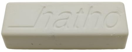 Hatho Polistar Solid Polierpaste - Pain zum Vorpolieren, Finieren, Superfinish auf Edelmetallen, Nicht-Edelmetallen, Harzen und Verbundwerkstoffen (weiß)