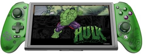 GameSir G8 Plus Bluetooth Mobile Game Controller for Switch & iOS & Android, Wireless Gamepad – Hall Effect Joysticks & Triggers Fit For PlayStation, Steam Link (Gamesir G8 Plus Hulk Edition)