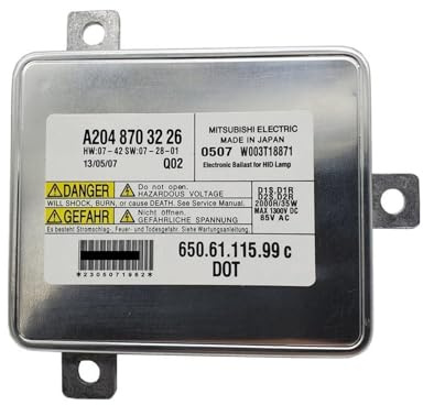 AQXYWAZQ Unité de commande de Ballast électronique HID for phare au xénon, OE # A2048703226 W003T18871 for W204 GLK320 350 2008 – 11, nouvelle collection
