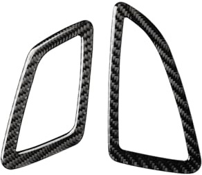 Copertura adesiva per telaio in fibra di carbonio, accessorio decorativo compatibile con Honda Civic 10th FC FK 2016-2019 (classico, esterno presa d'aria 16)