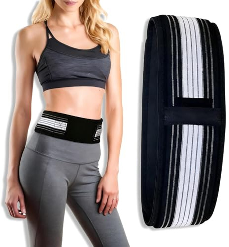 Sacroiliac SI Joint Hip Belt, Adjustable Sacroiliac Hip Support Belt for Women Men, Lower Back Support Brace, Sciatica Pain Relief Brace for Pelvis, Lumbar, Nerve, Leg, Fit Hips Size 120-140CM (L)