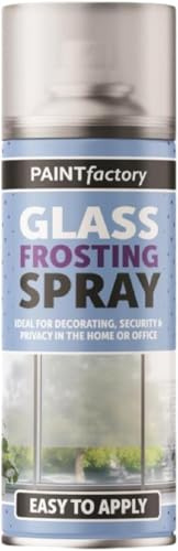 VARNOX, Glass Window Frosting Spray Paint 400ml – Direct-to-Glass Translucent Privacy Coating for Windows & Doors – Quick-Dry Decorative Frosted Effect (1PCS)