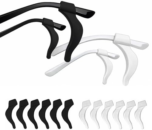16 Pcs 8 Pairs Stop Glasses Slipping Down Nose,Anti Slip Glasses Grips | Glasses Ear Grips,Glasses Anti Slip,General Purpose.