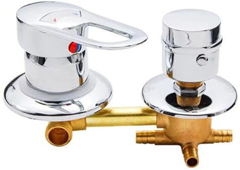 Mitigeur thermostatique en laiton avec double commande pour cabine de douche de salle de bain