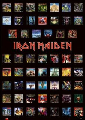 HSE IRON MAIDEN ALBUM COVERS NEW 24X36 POSTER RARE PRINT