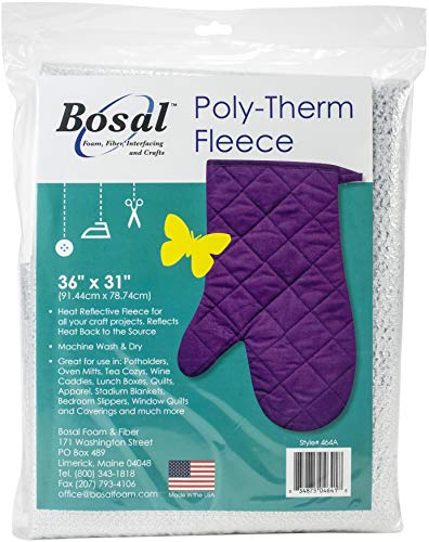 Bosal 36x 31 cm poly-therm Wärme reflektierende Fleece, silber