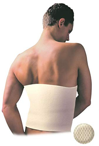 DELUXE Angora & Merino Rückenwärmer, Nierenwärmer, Wärmegürtel für Damen und Herren, Nierengurt, Nierenschutz, Thermo Gurt, Leibwärmer aus Wolle (L)