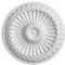 DECOSA Rosette Desire, weiß, 6 Stück à Ø 28 cm - Stuckrosette aus Styropor - individualisierbare Deckenrosette
