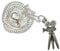 Miniblings Film Camera Necklace 45Cm Silver Cameraman Filming Movie Plated