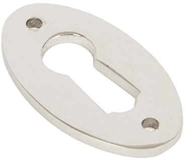 From the Anvil 83810 Oval Escutcheon, Polished Nickel Plate