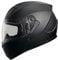 RALLOX Helmets Integralhelm 051-1 schwarz/matt Rallox Motorrad Roller Sturz Helm (XS, S, M, L, XL) Größe L