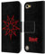 Head Case Designs Offizielle Zugelassen Slipknot Nanogramm Kunst Leder Brieftaschen Handyhülle Hülle Huelle kompatibel mit Apple iPod Touch 5G 5th Gen