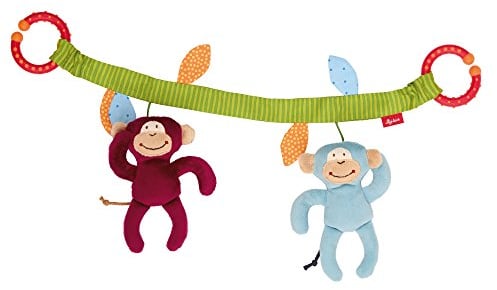 sigikid, Mädchen und Jungen, Wagenkette Affenbande, Mehrfarbig, 42172