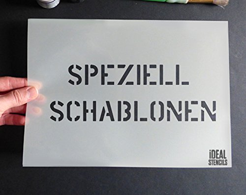 SCHABLONEN-Bespoke PERSONIFIZIERTE BESCHRIFTUNGS-LACKIERUNG UND MARKIERUNG Jede OBERFLÄCHE
