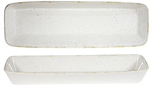 Churchill Stonecast Hints Rectangular Baking Dishes Barley White 160 x 530mm