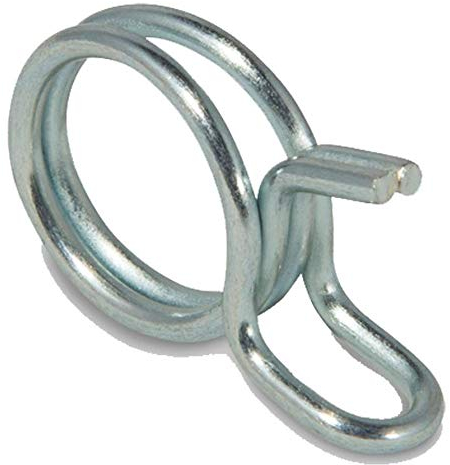 Benzinschlauch Klammern Klemme Schlauchschellen 9mm 4 Stück Stahl verzinkt