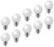 HUAMu E27 milchig-weißes Golflicht LED kleine Edison-Schraubenfarbenlampe 2W, Energiesparlampe 20W Glühlampenäquivalent, geeignet für Terrassenparty-Atmosphäre-Birne AC220-240V, 10 Packungen…