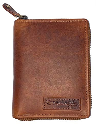 Greenland Nature Soft & Safe Geldbörse RFID Leder 9 cm