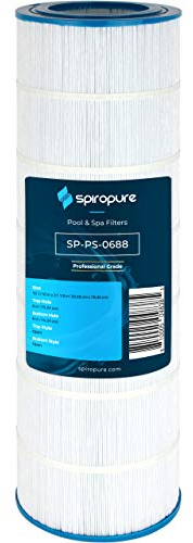 SpiroPure Ersatz für Pentair CC200 R173217 Pleatco PAP200-4 Unicel C-9419 Filbur FC-0688 Whirlpool Spa Pool Filter Ersatzpatrone