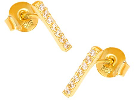585er Gold Ohrstecker Model 8 585er Gelbgold