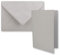 25x DIN B6 Faltkarten Set mit Umschlägen in Hellgrau (Grau) - 120 x 170 mm - ideal für Einladungskarten, Hochzeit, Taufe, Kommunion, Konfirmation - Marke: FarbenFroh