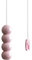 sleeklight Light Pull Cord with Bead Style Handle in a choice of White, Blue and Pink. With Ice White Cord. (Soft Pink)
