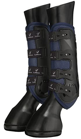LeMieux Ultramesh Gamaschen Snug Boots hinten in Navy, Größe:L, LeMieux:Navy