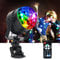 Discokugel, 3W Led Partylicht, USB Discolicht mit Musikgesteuert und Fernbedienung, 7 Farbe Discokugel Led Party Lampe für KTV Xmas Party Hochzeits Halloween Show