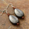 TYUTYU Ohrringe Frauen Schmuck Teardrop Pyrite Kristall Leder Ohrring Urlaub Geschenke