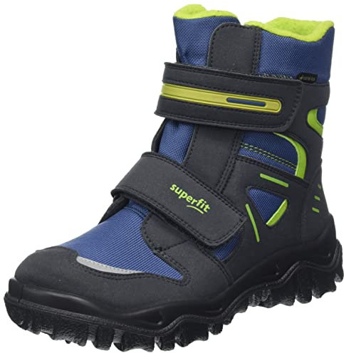 Superfit Husky warm gefütterte Gore-Tex Schneestiefel, GRAU/BLAU 2020, 26 EU