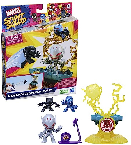 Hasbro MARVEL CLASSIC Marvel Stunt Squad Villain Knockdown Game Set - Figure 4 YEARS+