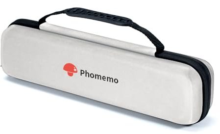 Phomemo M08F A4 Sac pour imprimante Blanc Portable Compatible M08F, P831, PJ762/PJ763MFi, MT800/MT800Q Imprimante Thermique Portable (boîte Uniquement), Blanc., Organiseur de Valise