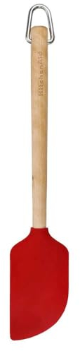 KitchenAid Birchwood Scraper Spatula with Silicone Head Red