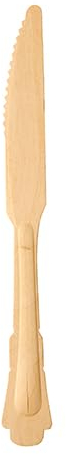 PAPSTAR 90 Messer, Holz Pure 20,5 cm Natur Vintage