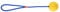 ABOOFAN Dog Ball on Rope Rubber Ball Chew Toys for Small Medium Large Dog Fetching, Catching, Throwing and Tugging
