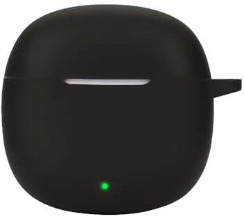 FTRONGRT Bluetooth-Kopfhörer Schutzhülle für Honor Earbuds X6, Stoßfest, Bluetooth-Kopfhörerhülle aus Silikon mit Honor Earbuds X6 Bluetooth-Kopfhörer.Schwarz