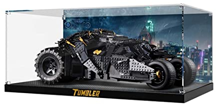 Acryl Vitrine für Lego Tumbler 76240, 3 MM Staubdichte Schaukasten für Lego 76240 Tumbler (Nur Vitrine)
