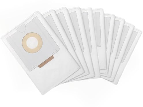 10 Stück für 496187 CT 26 Filterbeutel, Ersatz für CT CTL CTM 26E Staubabsaugung, selbstreinigender Vakuumbeutel