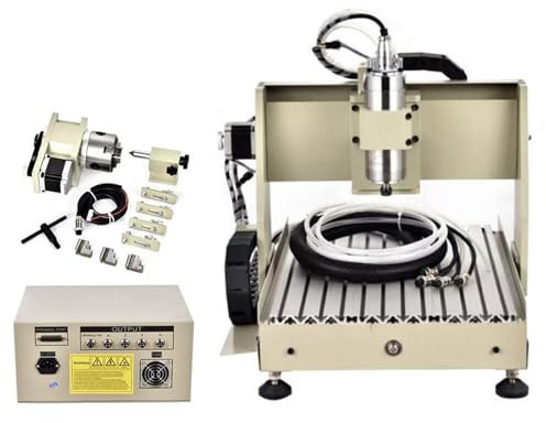 LENDISIY Engraving Router Machine 220V 4 Axis CNC 3040 Router Engraver 800W VFD Desktop Metal Wood Carving Milling Engraving Machine