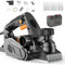 Electric Wood Planer, 850w Andheld Corded Wood Planer, Planer width 82mm/Planing depth 0-1mm/Idling speed 15000r/min, with Exhaust Ports for Woodworking, Furniture and DIY Projects
