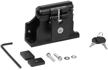 Bikegear Locking Thru-Axle Fork Mounts, Compatible with 12mm, 15mm, & 20mm Thru axles up to 110mm Wide for Truck and Van