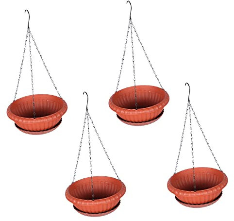 Milisten 4juegos Macetas Colgantes Semicirculares para Macetas para Clorofito Suspendidas De para Suculentas Multiusos