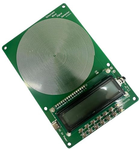 Itkcozcg Generador de resonancia de 7,83 Hz, frecuencia de alta estabilidad ajustable de 001 Hz a 100000 Hz, ondas de puerto USB C