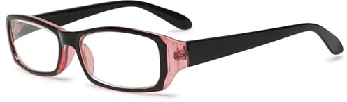 VEVESMUNDO Rechteckig Lesebrille Leicht Lesehilfe Damen Herren Weitsichtigkeit Brillen mit Dioptrien +1.0 1.5 2.0 2.5 3.0 3.5 4.0 4.5 5.0 5.5 6.0 6.5 7.0 7.5 8.0