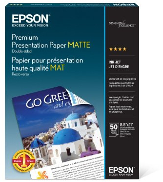 Epson Prem Present Paper Matte Dbl 50 8.5X11