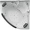 Jet-Line® | Whirlpool Eck Badewanne | Villa Carlotta 1,4 x1.4 m | Hydromassage | Touch-Steuerung 2-Personen Spa | LED | Heizung | Wasserfall | Kopfstützen | Lautsprecher | weiss