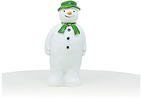 Anniversary House Official The Snowman™ Cake Topper, Sturdy Resin Material, Reusable Christmas Decoration, Luxury Boxed Giftable Raymond Briggs Keepsake, Cake Decorations, BX114